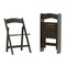 Flash Furniture Holden Commercial Grade Early American Solid Wood Folding Dining Chair, 4PK 4-ZH-8005-3-EAW-GG - alternate 1